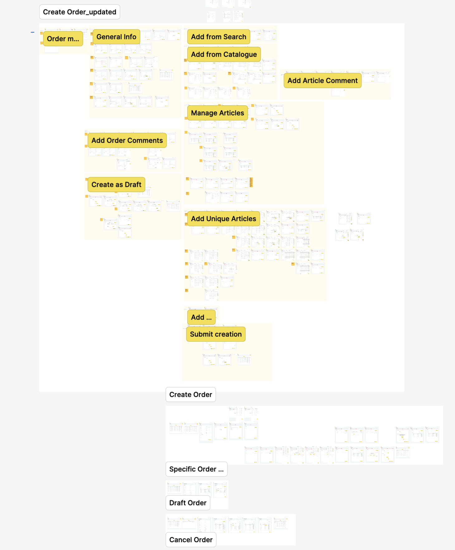 Screenshot of MVR Order Form User Flow